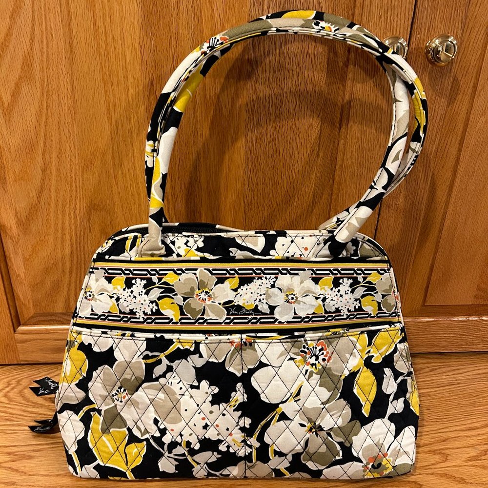 Vera Bradley Retired Dogwood Bowler Bag - Like NEW!!